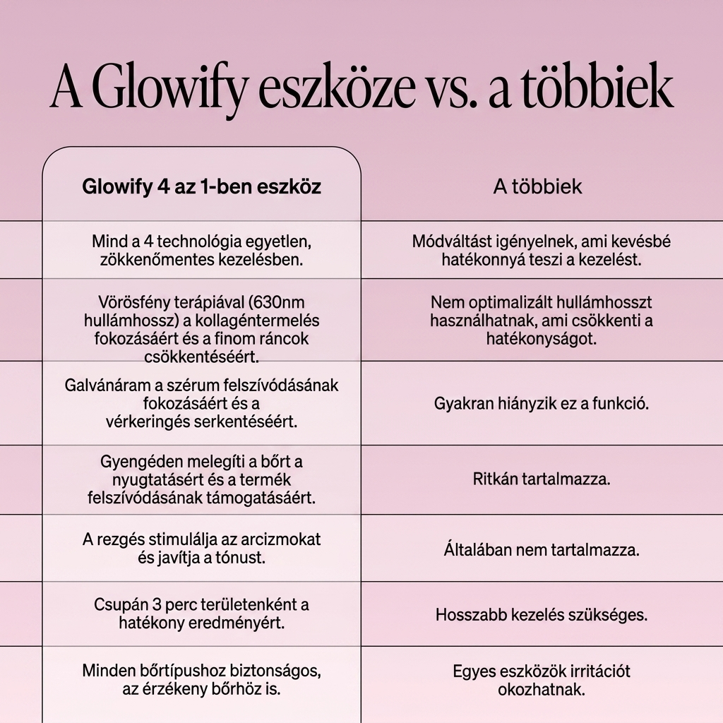 Glowify™ - 4 az 1-ben Fényterápiás Arcápoló